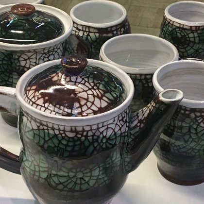 чайный сервиз "Паутинка"