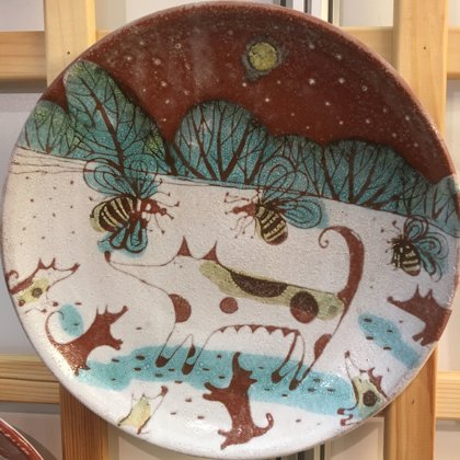 тарелка 25 см "Лиса"